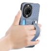 Huawei nova 14 Pro Blue Wristband Kickstand Card Wallet Phone Case - 4