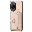 Huawei nova 14 Pro Khaki Wallet Case with Kickstand & Tool Knife - 2