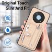 Huawei nova 14 Ultra Blue Wristband Kickstand Card Wallet Phone Case - 9
