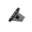 For Honor 400 Lite Green Carbon Fiber Wallet Flip Card Phone Case - 3