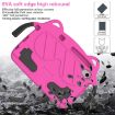 TCL LE 2023/Tab 8 2022 Shockproof Tablet Case Rose Red+Black - 6