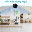 4K HD Night Vision WiFi Camera - R10 Remote Cell Phone Webcam (Black) - 7