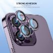 iPhone 15/15 Plus ENKAY AR Anti-reflection Camera Lens Glass (Blue) - 3