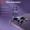 iPhone 15/15 Plus ENKAY AR Anti-reflection Camera Lens Glass (Blue) - 4