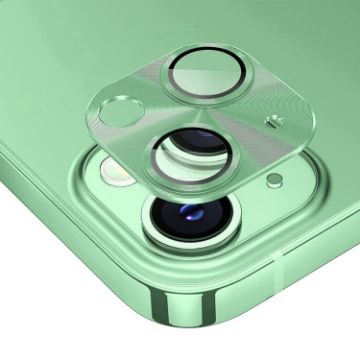 iPhone 15/15 Plus ENKAY Green Lens Cover Film - Aluminium Tempered Glass - 1
