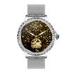 NX19 Smart Watch - 1.3" IP68 Waterproof, Heart/Blood Monitoring (Silver) - 2