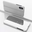Samsung Galaxy A06 4G Silver Mirror Flip Leather Case with Holder - 1
