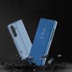 Samsung Galaxy S25 5G Blue Mirror Flip Leather Case with Holder - 2