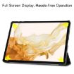Samsung Galaxy Tab S9+ JUNSUNMAY Black Leather 3-Fold Stand Case - 6