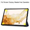 Samsung Galaxy Tab S9+ JUNSUNMAY Dark Blue Leather Tablet Case - 6