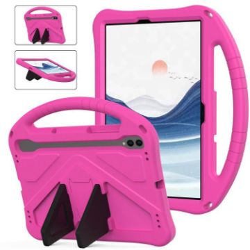 Samsung Galaxy Tab S10 FE 11" EVA Shockproof Case with Holder - Rose Red - 1