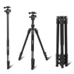 JMARY KT325+NB30 1.6m Portable Aluminum Alloy Action Camera Tripod Holder - 1