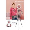 JMARY KP2254 Cell Phone SLR Tripod Stand - Red, 3 Colors Available - 6