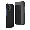 For Honor 400 Global Black Leather Flip Phone Case with Holder - 1