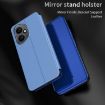 For Honor 400 Global Silver Mirror Flip Leather Phone Case with Holder - 3