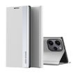 Xiaomi Redmi Note 12 4G Silver Leather Phone Case with Electroplated Sides - 1