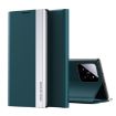 Xiaomi 14 Pro Green Leather Phone Case with Electroplated Adsorption - 1