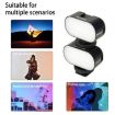 JMARY FM-16RGB Mini Portable Rechargeable RGB LED Fill Light for Video - 3