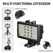 JMARY FM-72RGB Rechargeable Diving Photography LED Light IPX8 Waterproof - 2