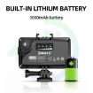 JMARY FM-72RGB Rechargeable Diving Photography LED Light IPX8 Waterproof - 3