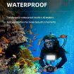 JMARY FM-72RGB Rechargeable Diving Photography LED Light IPX8 Waterproof - 4