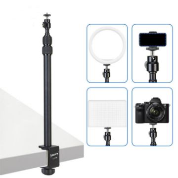 JMARY MT-49 LED Video Light Clip Stand Adjustable Desk Mount Clamp - 1