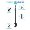 JMARY MT-49 LED Video Light Clip Stand Adjustable Desk Mount Clamp - 2