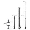 JMARY MT-49 LED Video Light Clip Stand Adjustable Desk Mount Clamp - 3