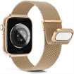 Apple Watch 7 41mm Rose Gold Milan Double Magnetic Steel Mesh Band - 3