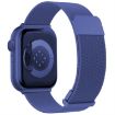 Apple Watch 5 44mm Blue Milan Double Magnetic Steel Mesh Band - 2