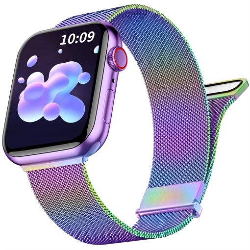 Apple Watch 4 44mm Milan Magnetic Steel Mesh Band (Color) - 1