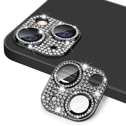 iPhone 15/15 Plus Camera Lens Protector - ENKAY Hat-Prince Black - 1