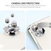 iPhone 15/15 Plus Camera Lens Protector - ENKAY Hat-Prince Silver - 3