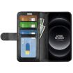 Xiaomi 14 Ultra R64 Black Leather Flip Phone Case - 4