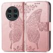 Ulefone Note 15 Rose Gold Butterfly Love Flower Leather Case - 2