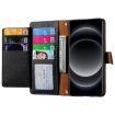 Xiaomi 14 Ultra Black Leather Phone Case with Zipper Lanyard - 3