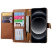 Xiaomi 14 Ultra Brown Leather Phone Case with Zipper Lanyard - 3