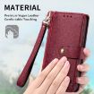 Xiaomi 14 Ultra Red Leather Phone Case with Love Zipper Lanyard - 4