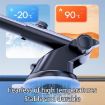 Car Phone Holder Bracket with Air Vent Clip & Suction Cup - D39+105 - 4