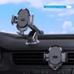 D33 Red Car Phone Holder with Air Vent Clip & Suction Cup Base - 2