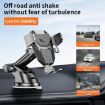Red Auto Locking Car Phone Mount - D25+105+K5 Telescopic Suction Cup Holder - 5
