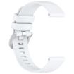 Garmin Venu 3S White Silicone Watch Band with Silver Buckle - 4