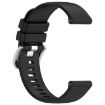 Garmin Forerunner 265S Black Silicone Watch Band with Silver Buckle - 4
