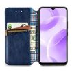 Ulefone Note 15 Green Magnetic Leather Phone Case - Cubic Grid Design - 3
