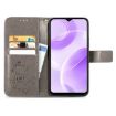 Ulefone Note 15 Grey Leather Phone Case with Four-leaf Clasp Embossed Buckle - 3