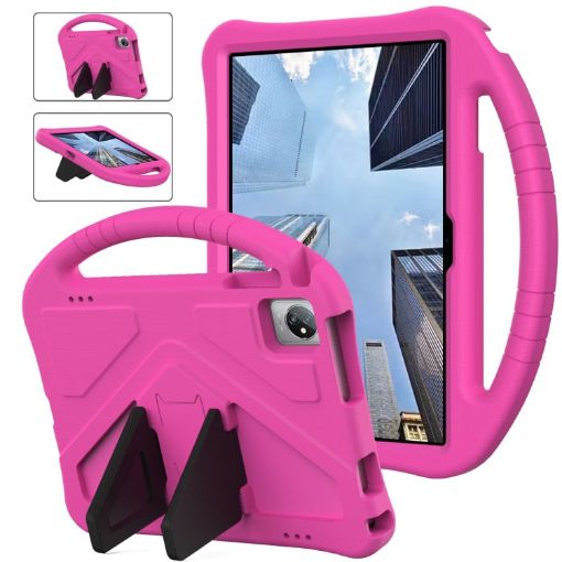 Blackview Tab 8 2020 Shockproof Tablet Case with Holder - Rose Red - 1