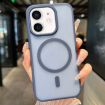 iPhone 11 Blue Transparent TPU Hybrid PC Magsafe Case - 1