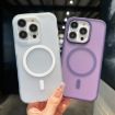 iPhone 16 Plus Purple Transparent TPU Hybrid PC Magsafe Case - 3