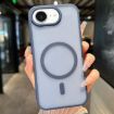 iPhone 16e Blue Transparent TPU Hybrid PC Magsafe Case - 1