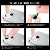 iPhone 15/15 Plus ENKAY AR Anti-reflection Camera Lens Glass (Golden) - 7